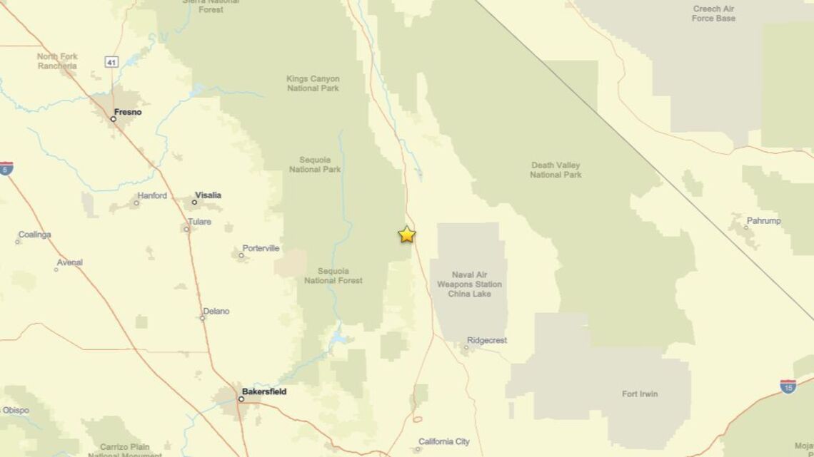 Update: June 19 - 2.1 magnitude earthquake recorded near Olancha, CA 