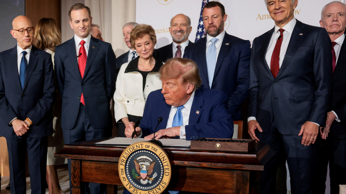 Trump, tech executives sign 'morally binding' AI document