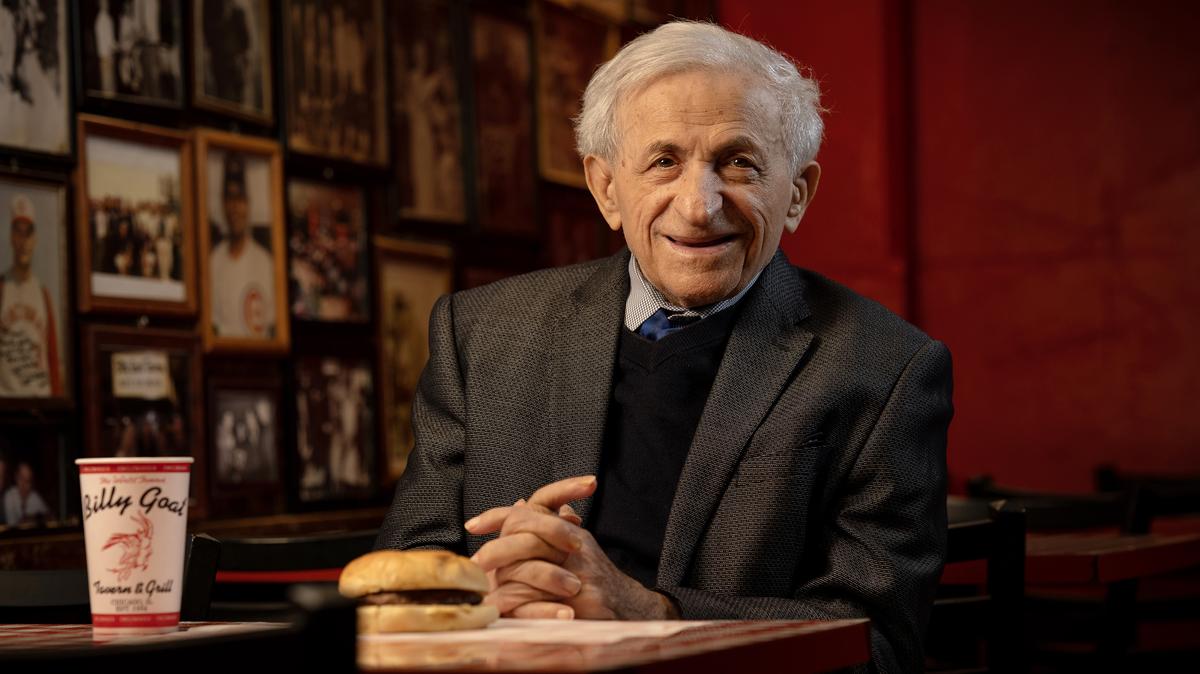 The Billy Goat Tavern’s Sam Sianis at his famous restaurant and bar at Hubbard Street and lower Michigan Avenue in downtown Chicago, Feb. 18, 2026. (E. Jason Wambsgans/Chicago Tribune/TNS)
