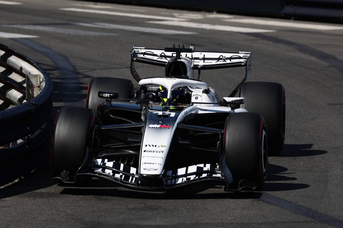  Sergio Perez during the 2026 F1 Monaco Grand Prix qualifying. Photo by Mark Thompson/Getty Images