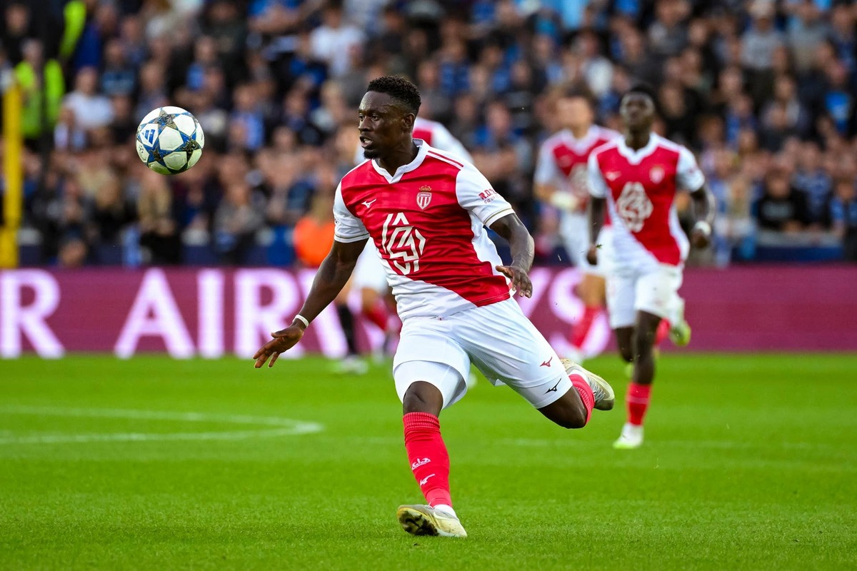  Folarin Balogun during the UEFA Champions League 2025/26 match between Club Brugge KV and AS Monaco. Photo by Antonio Borga/Eurasia Sport Images/Getty Images