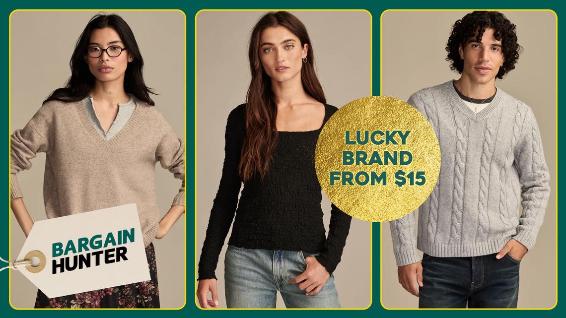 Fashion Fortune: 15+ Budget-Friendly Sweaters, Coats, Skirts and More from Lucky Brand Apparel 