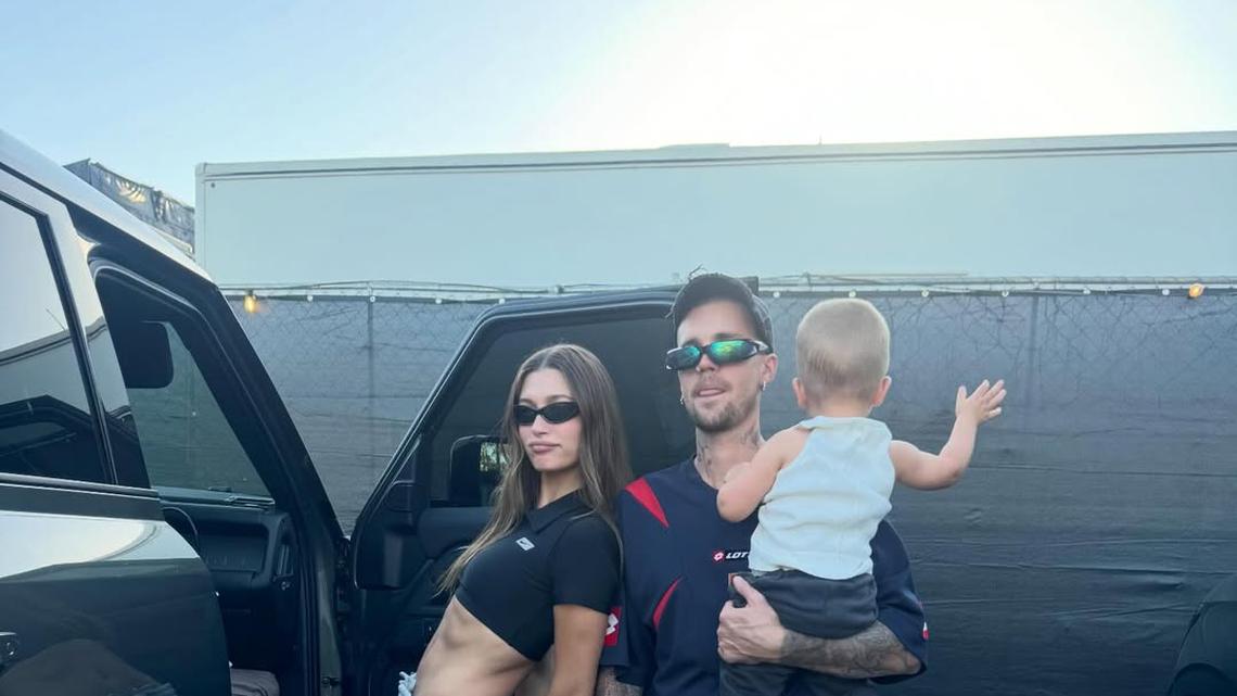 Hailey Bieber Shares Photo With Justin and Son Jack After Coachella Weekend 