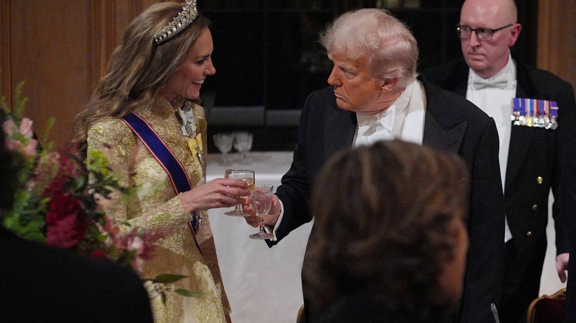 Donald Trump Gushes Over 'Brave' Kate Middleton During Private Oval Office Interview 