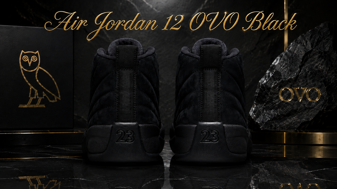 Air Jordan 12 OVO 'Black': Where to Buy Drake's Luxury AJ12 Today 