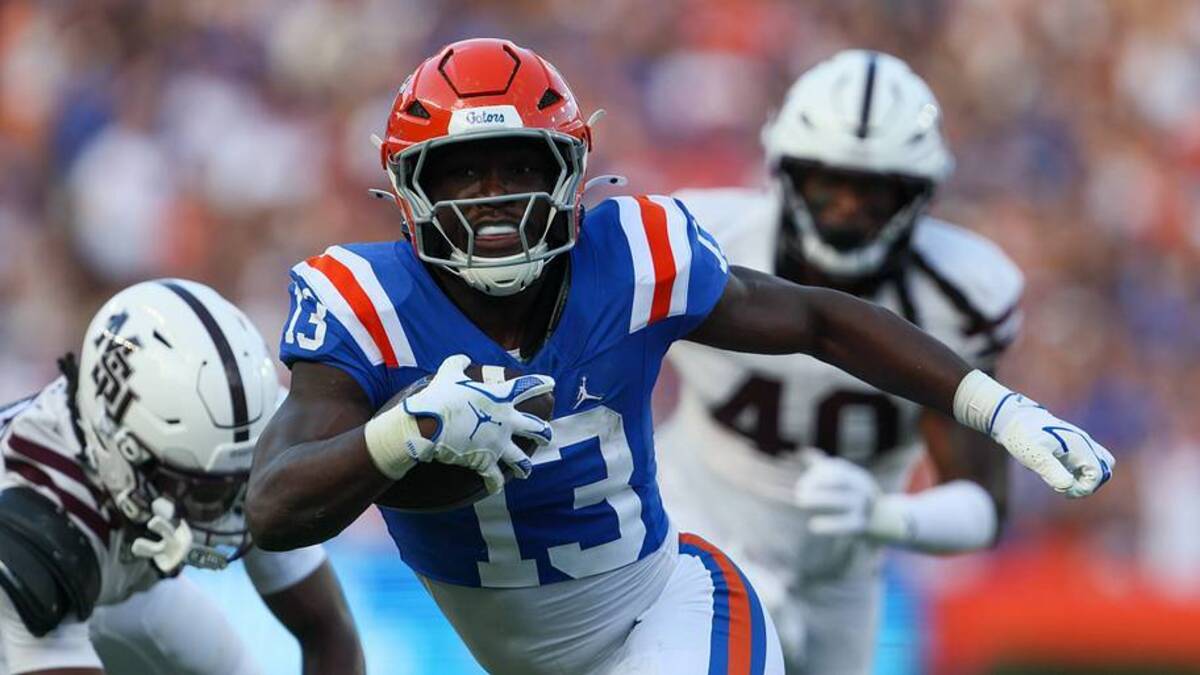 Florida running back Jadan Baugh (13). | USA TODAY Network via Reuters Connect 