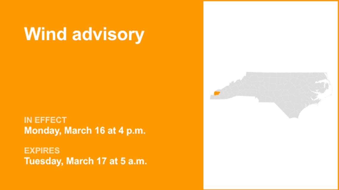 Wind advisory for Graham County until early Tuesday morning – gusts as high as 50 mph