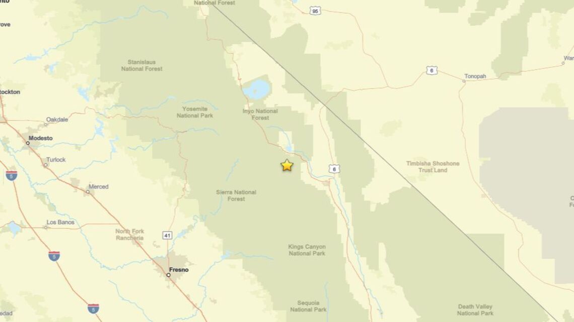 2.3 magnitude earthquake struck close to Toms Place, CA on Sept. 19 