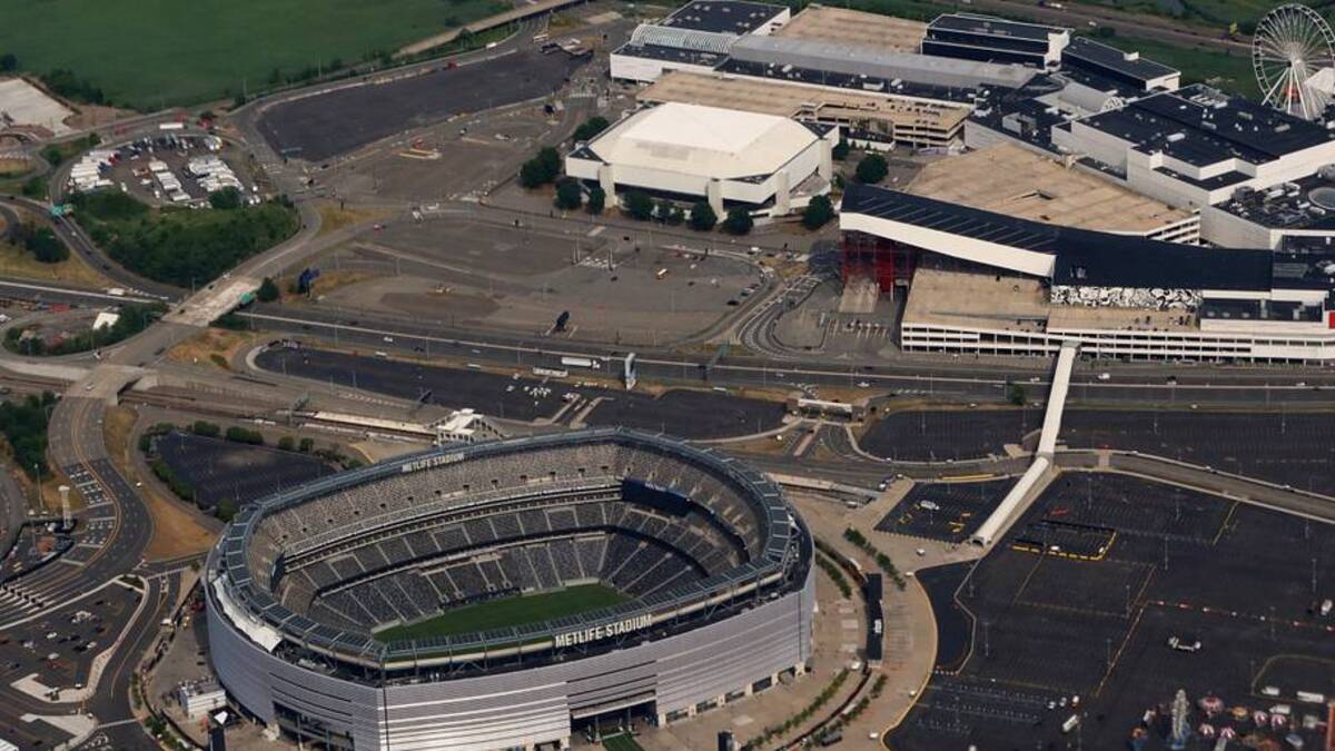  There is no entertainment near New York New Jersey Stadium and fans will not be able to walk to games. | Gary Hershorn/Getty Images 