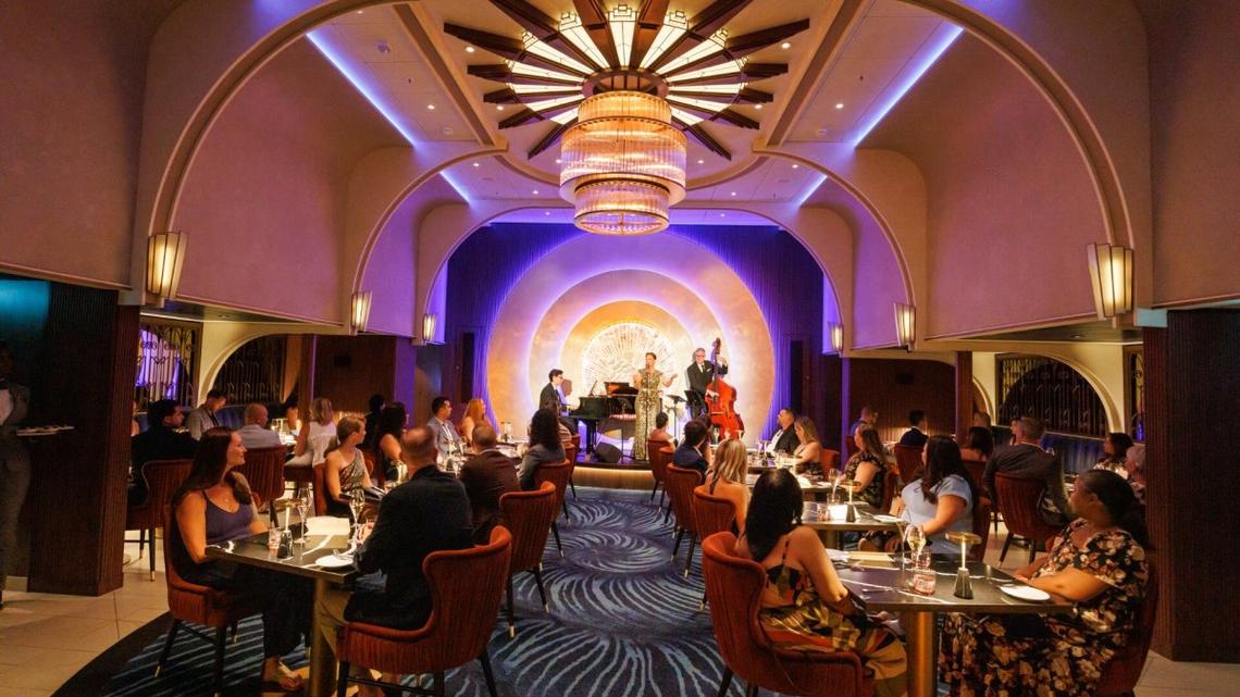 A look at Royal Caribbean's elaborate cruise supper club concept 