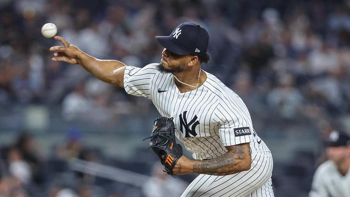  Camilo Doval's stuff was on display vs. the Blue Jays on Tuesday. | Wendell Cruz-Imagn Images 