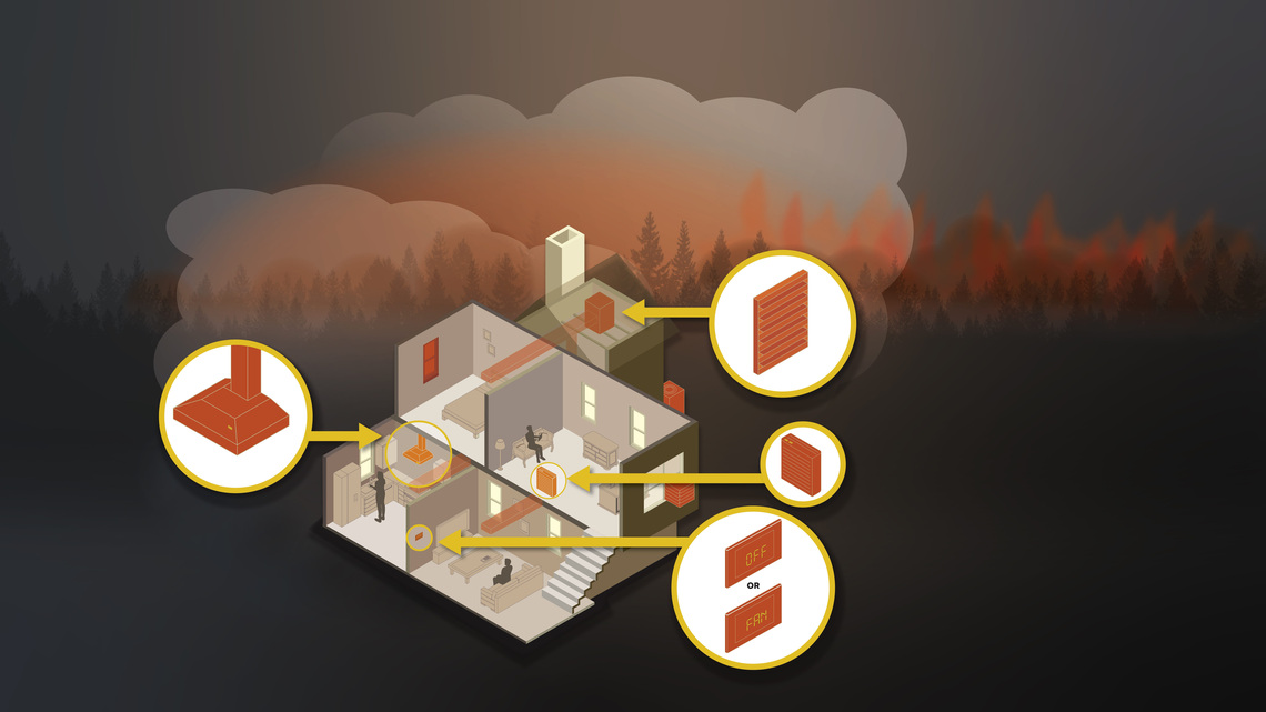 Keep wildfire smoke out of your home with these simple tips 