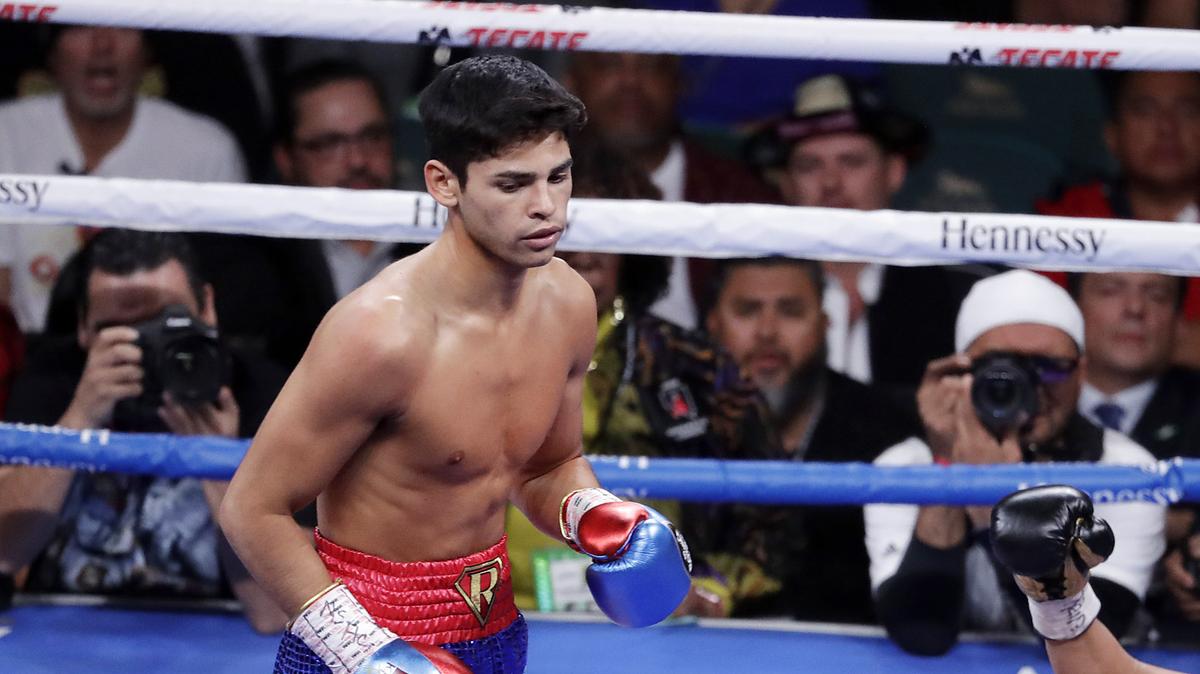 Foto de archivo. Por el camino que se fue Gervonta Davis vino Ryan García. La sensación de redes sociales y figura del ring ya se encuentra en Miami donde desarrollará su campamento para la esperada contra el “Tank’’ prevista para mediados de abril gracias a una colaboración entre Golden Boy Promotions y Premier Boxing Champions.