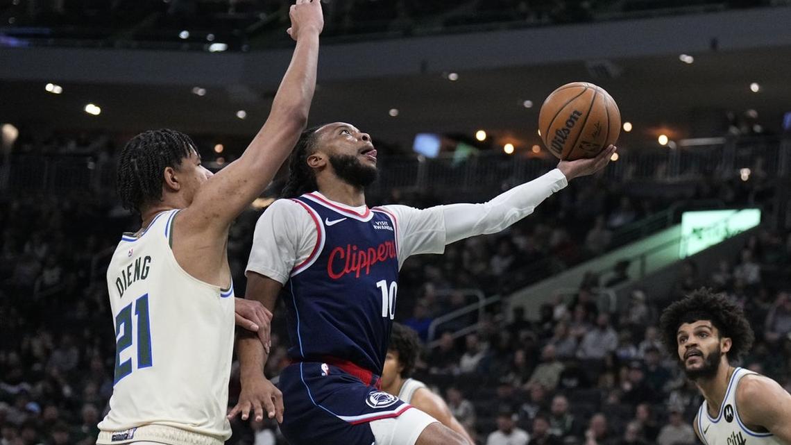 Bennedict Mathurin pushes Clippers past Bucks 