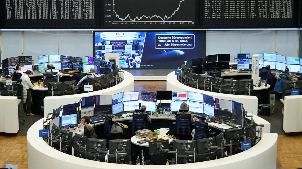 Strong earnings help European shares erase nearly all losses from French unrest 