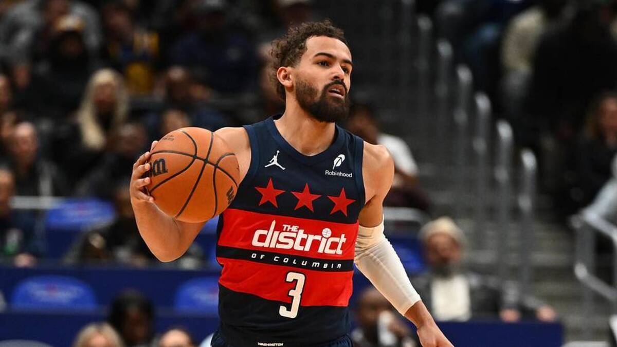  Trae Young played just five games for the Wizards after being acquired from the Hawks ahead of the trade deadline. | Brad Mills-Imagn Images 