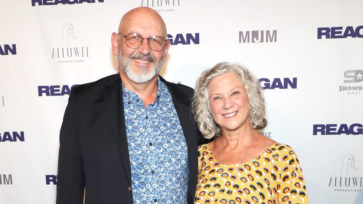 Nick Searcy and Leslie Riley, 2024Danielle Del Valle/Getty Images for REAGAN Movie