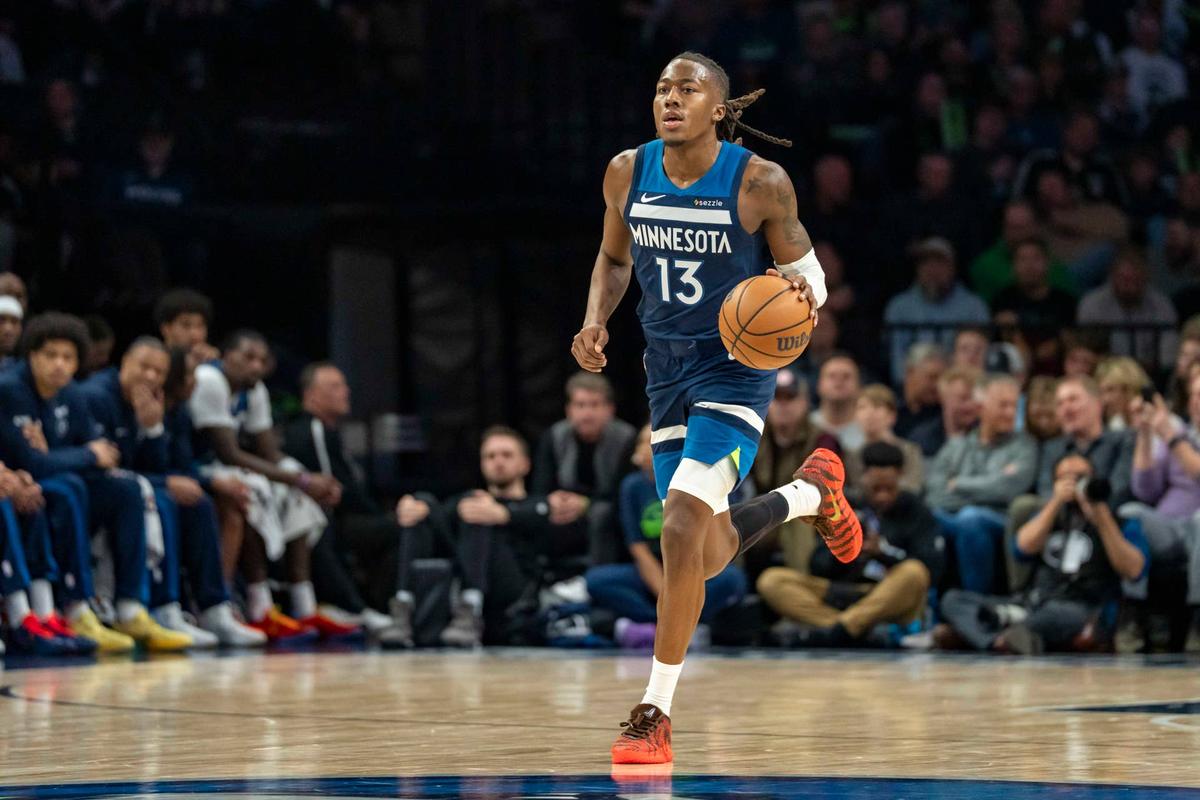  Minnesota Timberwolves guard Ayo Dosunmu (13) Jesse Johnson-Imagn Images