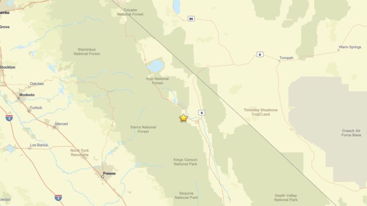 2.3 magnitude earthquake registered near Round Valley, CA on Oct. 24 ...