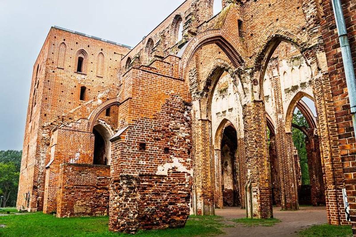  Ruins of Part of a Medieval Cathedral on the University of Tartu Campus Adjacent to the Museum. Photo credit: Simon Lock/MyEclecticImages 