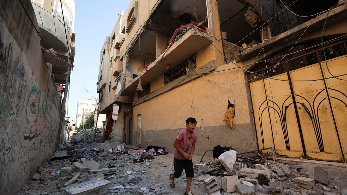 Israeli fire kills five people in Gaza, including a child, medics say 