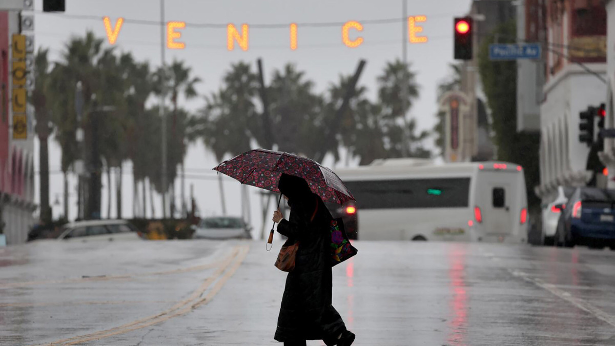LA hit by rare September rain and coastal flooding from Hurricane Marie