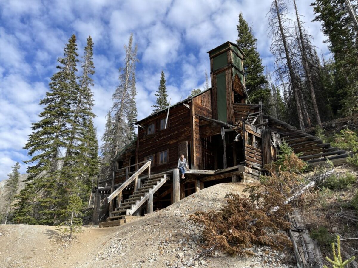  The abandoned Wolf Mine in Kirwin, a ghost town near Yellowstone. Photo credit: Cody Yellowstone 