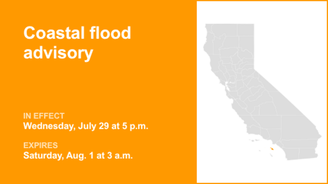 UPDATE: Coastal flood advisory for Southern California until 3 a.m. Saturday 