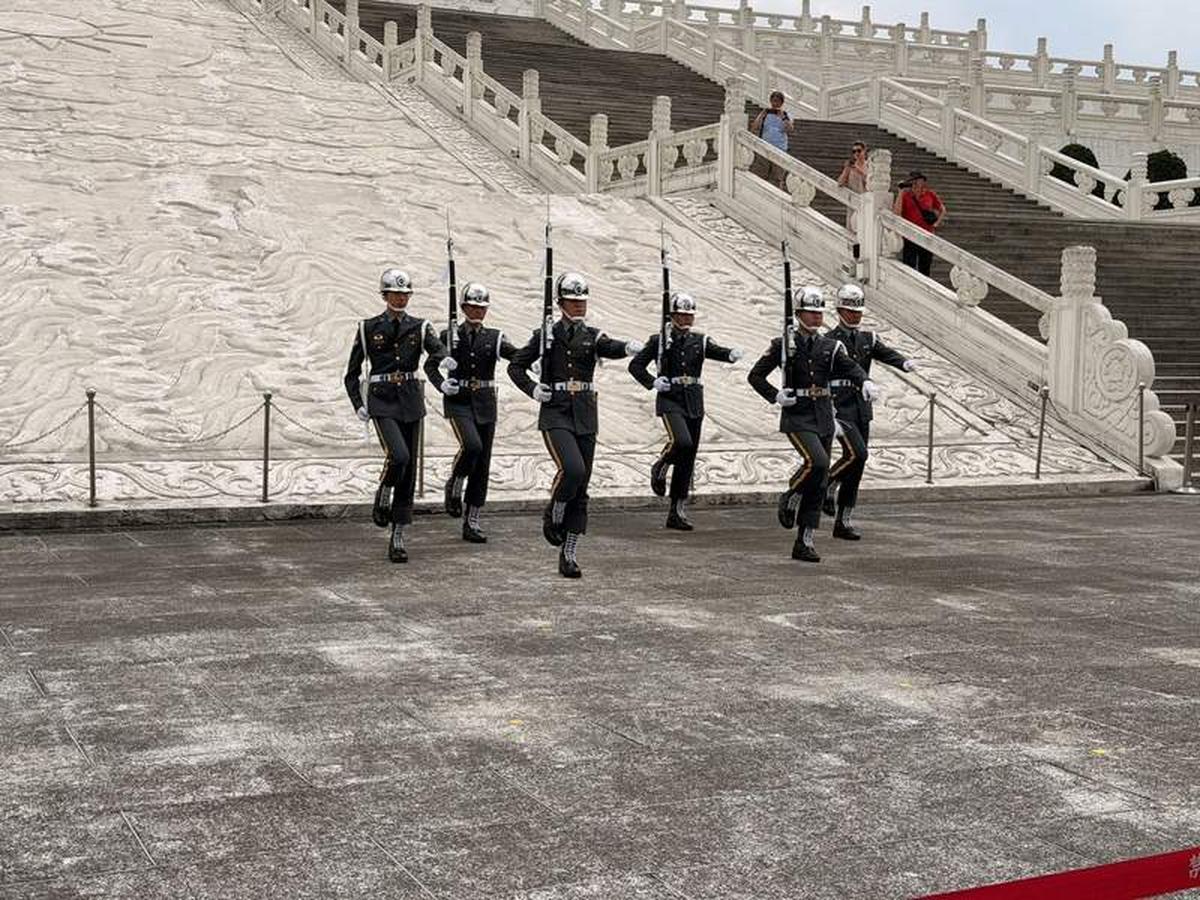  Military Honor Guard Drills take place every hour. Photo credit: Marguerite "Peggy" Cleveland 