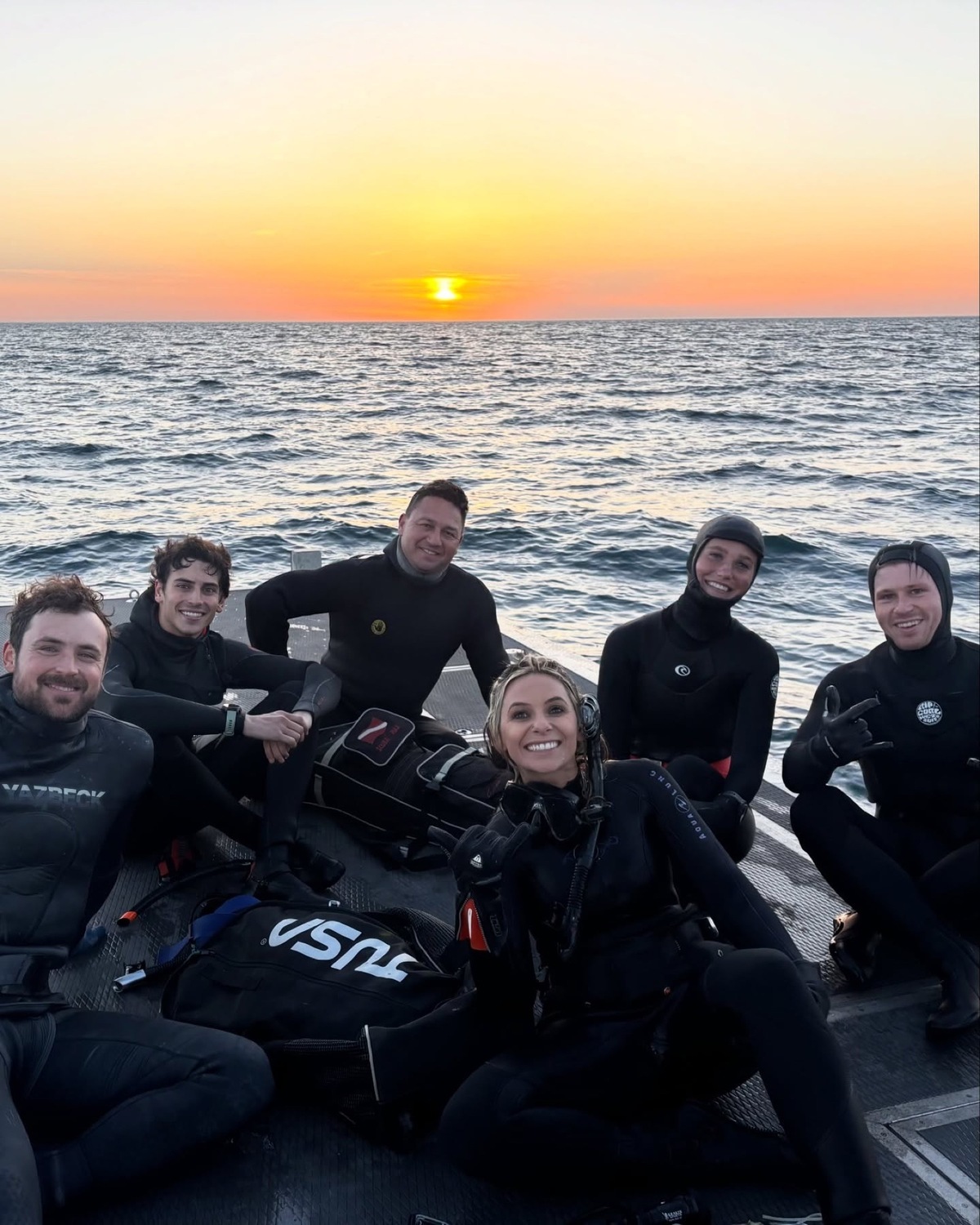 Dylan Efron, Ashleigh Scully, Robert Irwin and friends.