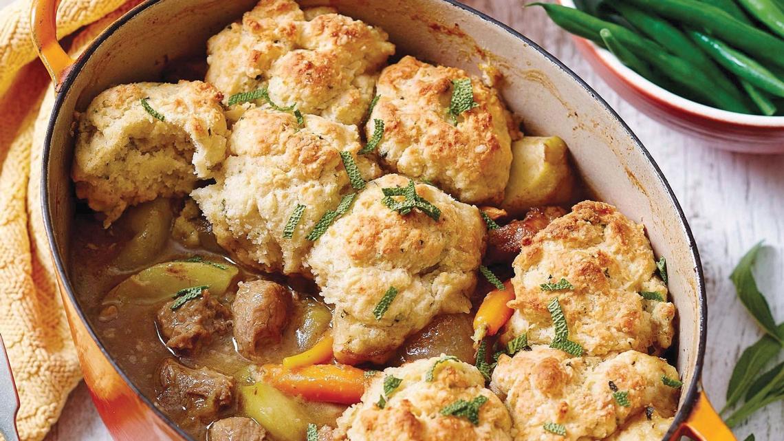 Pork Stew with Parmesan Dumplings Recipe is a Delicious Dish of Comfort