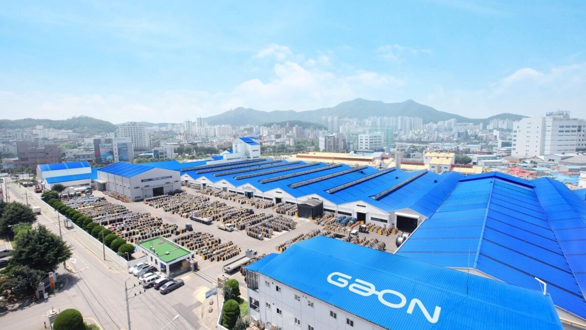Gaon Cable’s manufacturing facility in Gunpo, south of Seoul. Photo courtesy of Gaon Cable
                                            