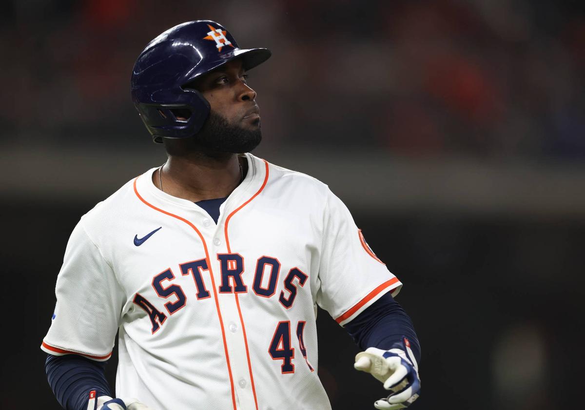  Houston Astros designated hitter Yordan Alvarez (44) © Troy Taormina-Imagn Images