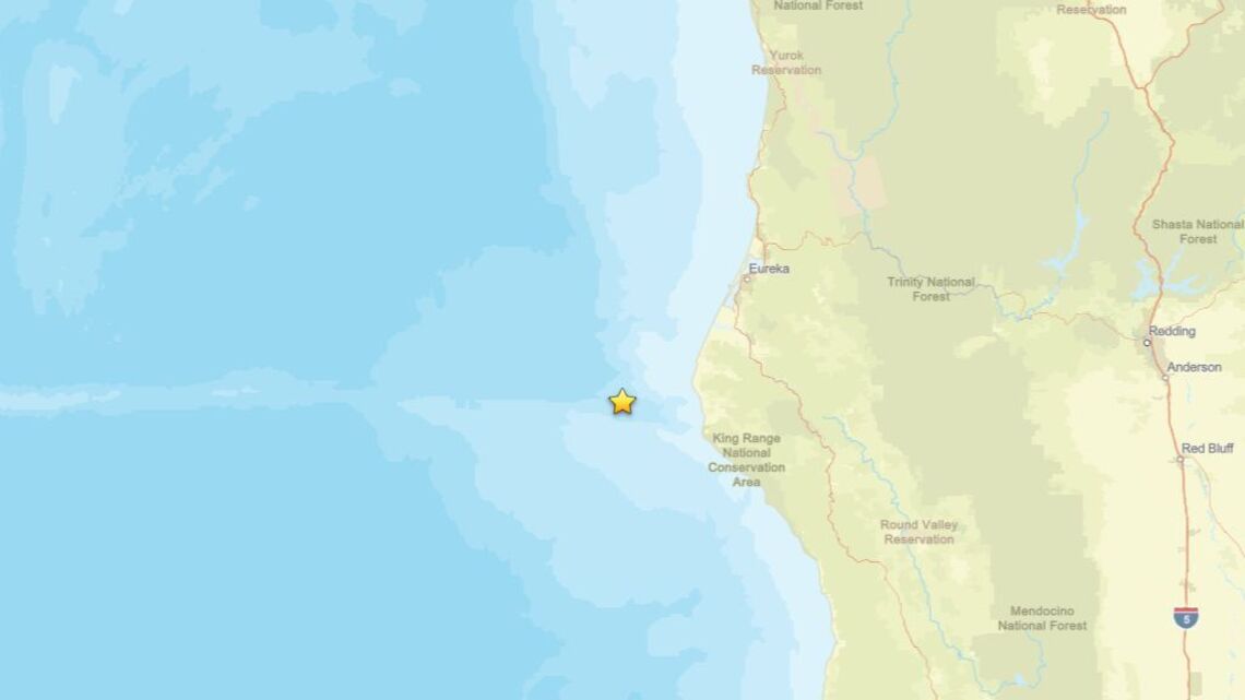 Update: 2.3 magnitude earthquake reported near Petrolia, CA on Oct. 8 