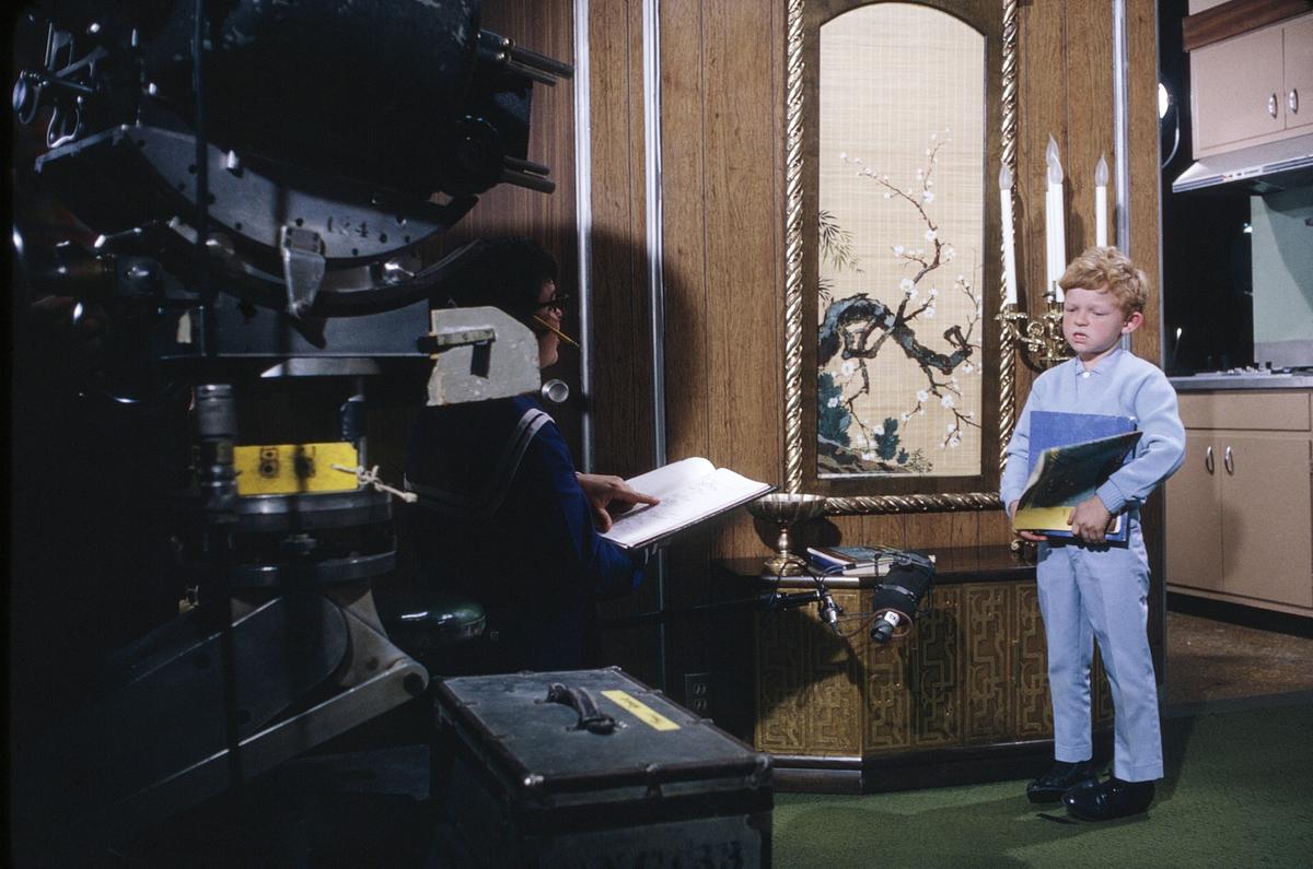 Johnny Whitaker on set (1967)Ken Whitmore / TV Guide / courtesy Everett Collection