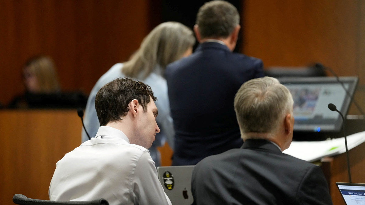 Tyler Robinson, accused in the fatal shooting of conservative activist Charlie Kirk, attends a hearing at the 4th District Court in Provo, Utah, U.S., June 12, 2026.  Francisco Kjolseth/Pool via REUTERS