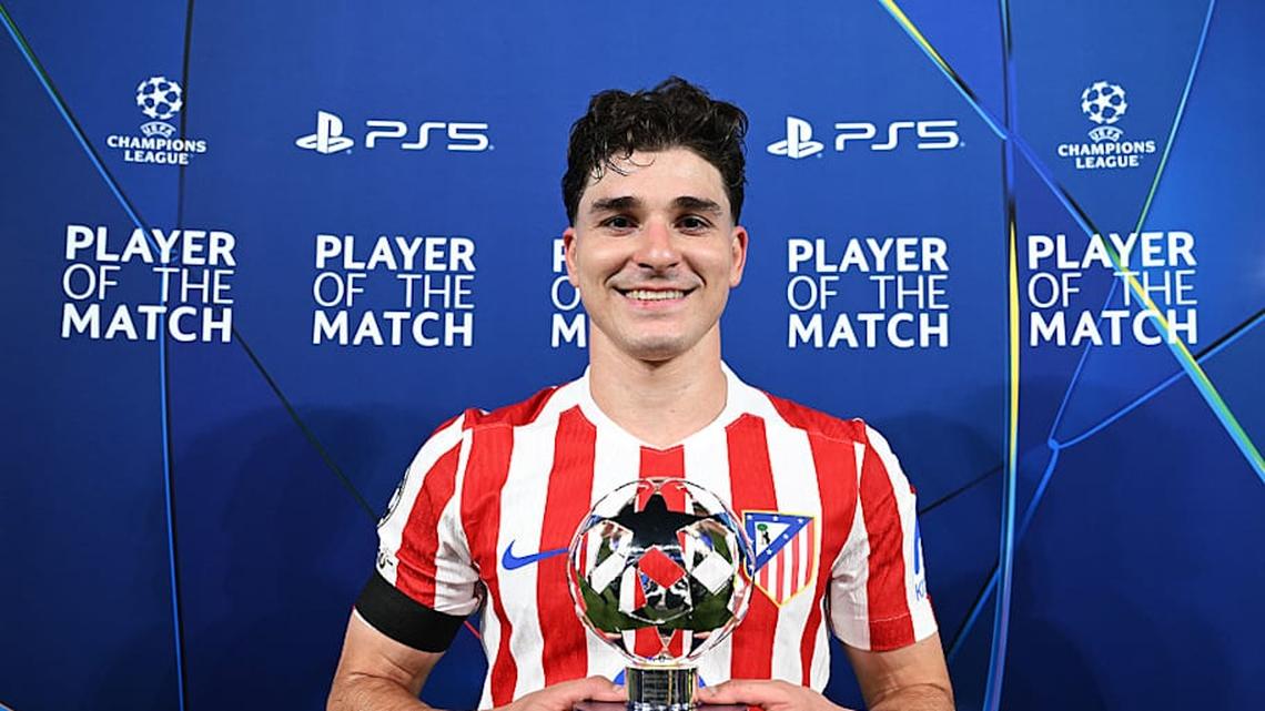  Atlético Madrid have a gem in Julián Álvarez-one Barcelona desperately wants. | Denis Doyle/UEFA/Getty Images 