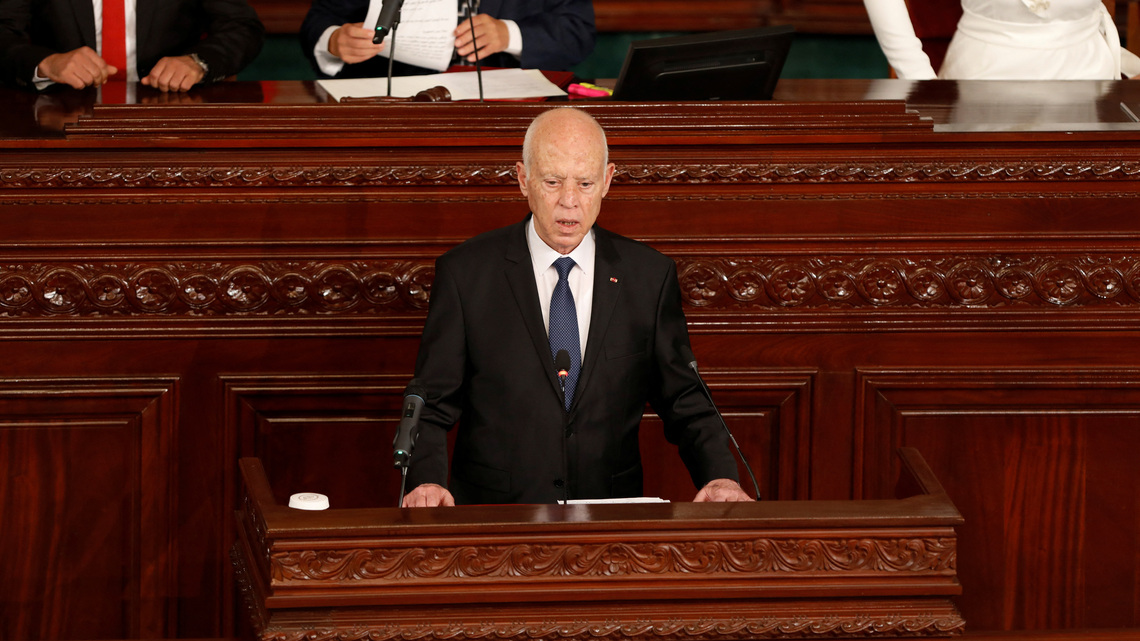 Tunisian president eases cybercrime penalties after rights groups' criticism