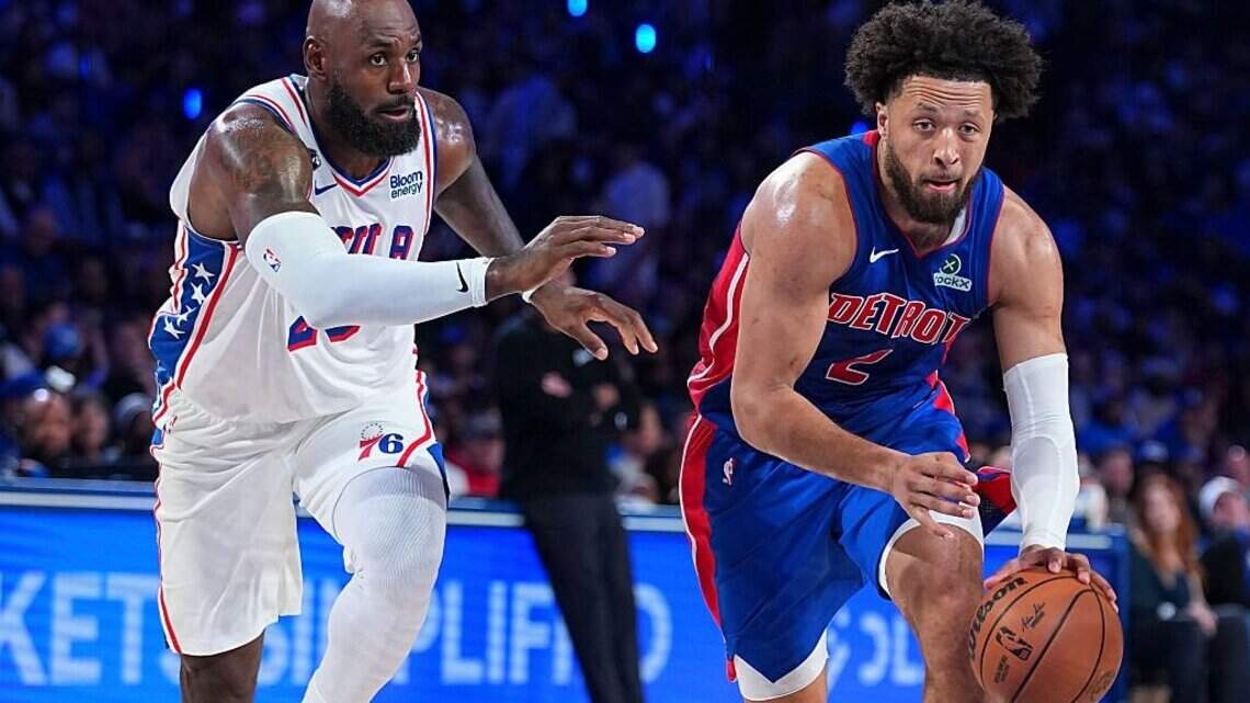 Cunningham, Pistons blow past 76ers in battle of unbeatens