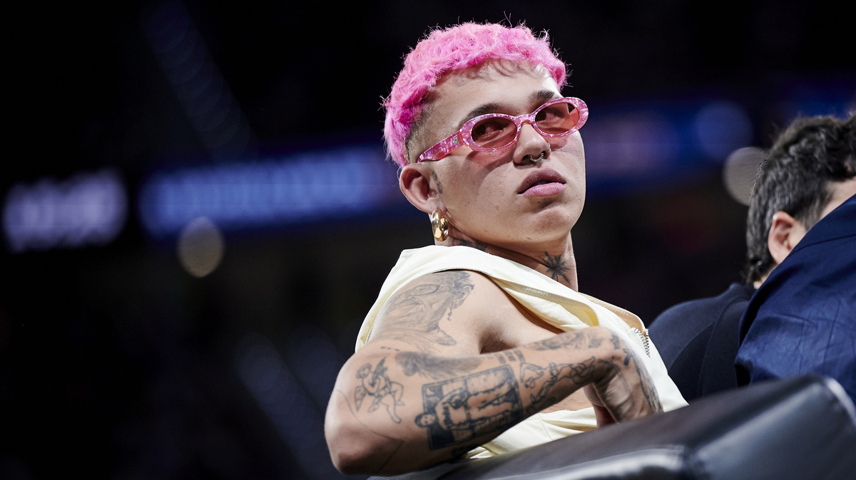MADRID, SPAIN - JULY 29: Beele during Finals of Kings League at Civitas Metropolitano Stadium on July 29, 2023 in Madrid, Spain. (Photo by Borja B. Hojas/Getty Images)
