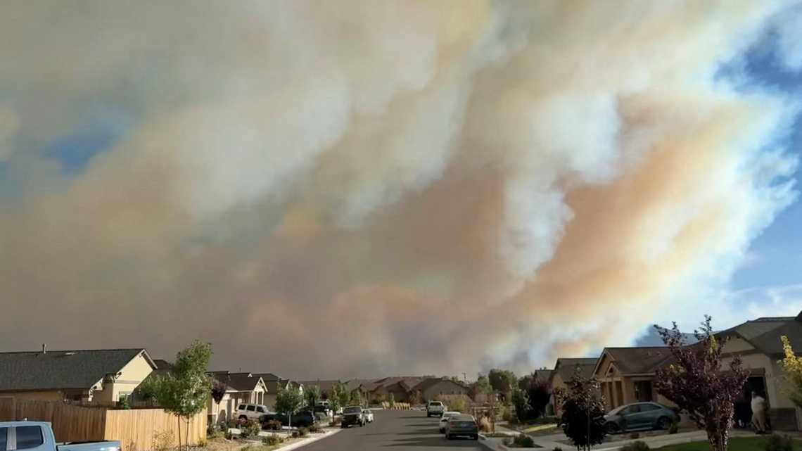 Brush fire in Nevada grows to over 10,500 acres