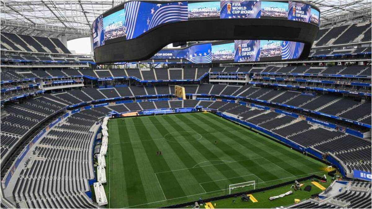  Los Angeles's SoFi Stadium will host two of the USMNT's first three World Cup matches. | Patrick T. Fallon/AFP/Getty Images 