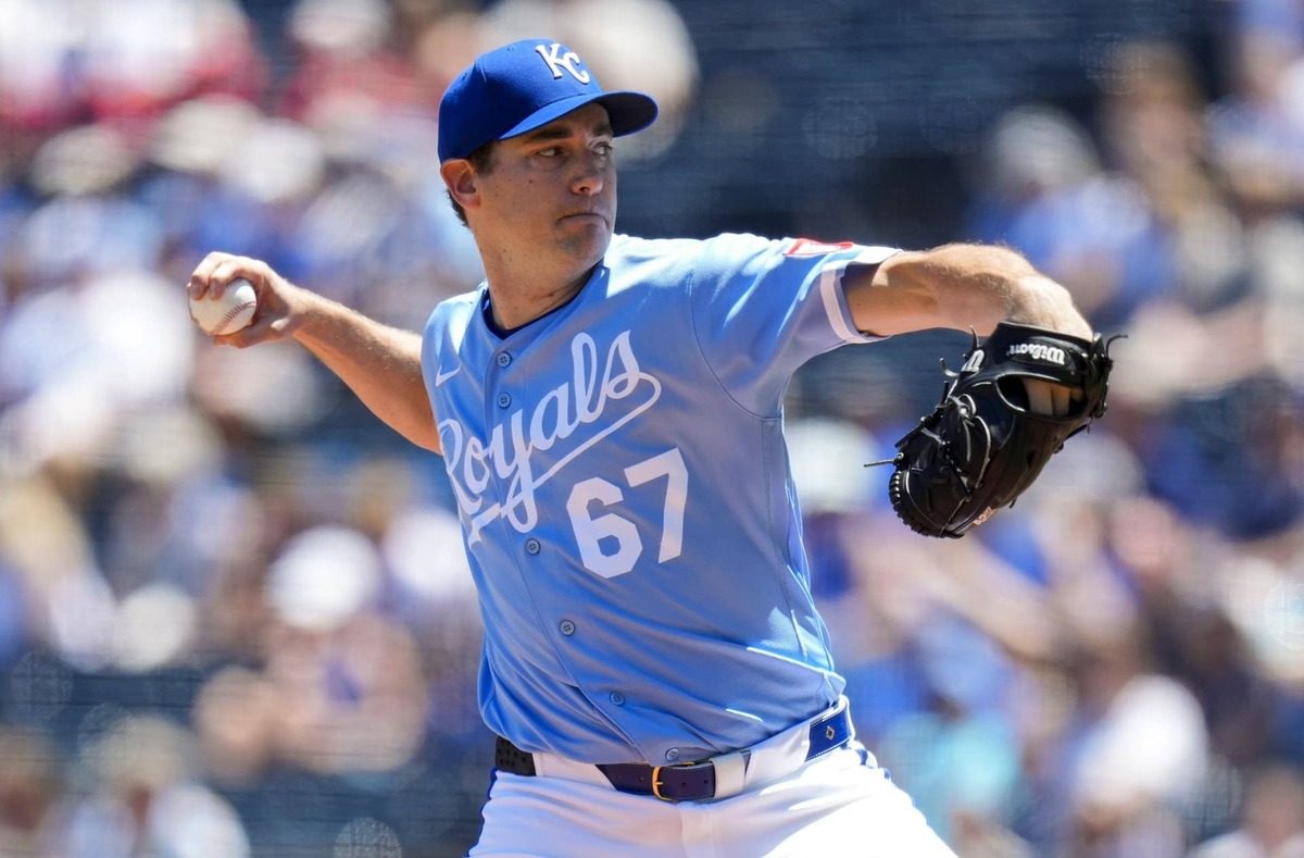  Kansas City Royals pitcher Seth Lugo (67). © Jay Biggerstaff-Imagn Images