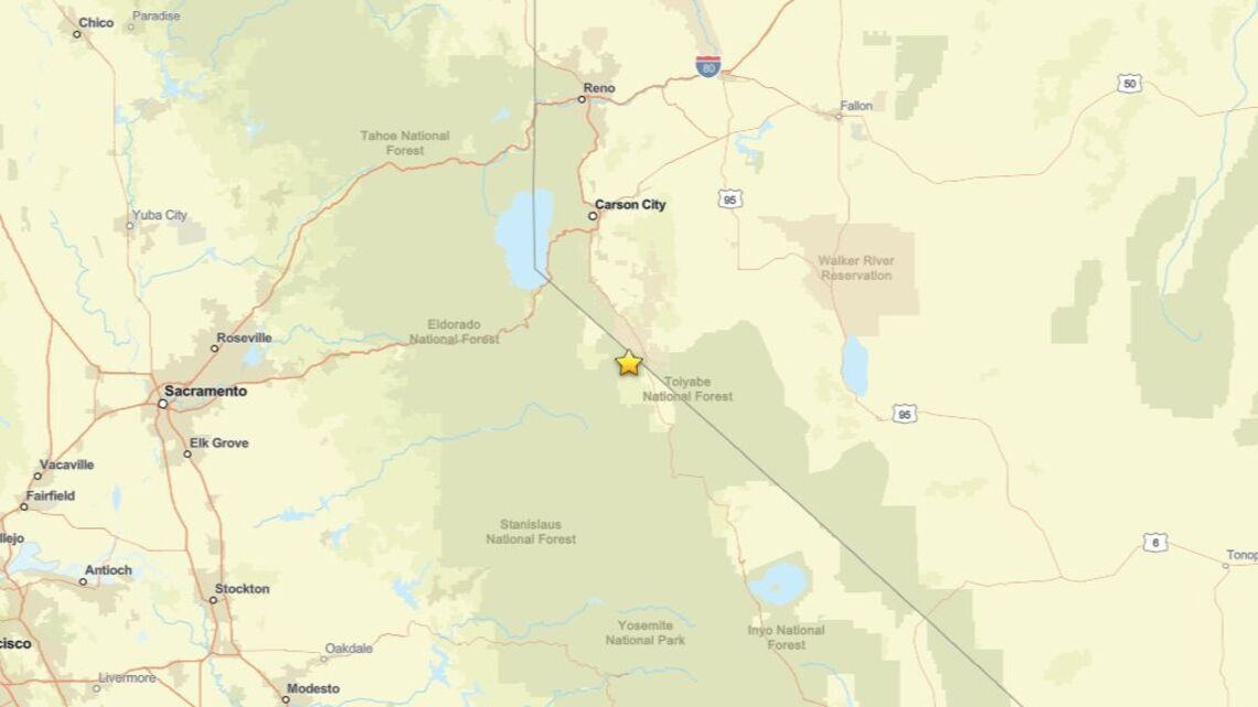 Update: 2.3 magnitude earthquake struck near Markleeville, CA on June 6 