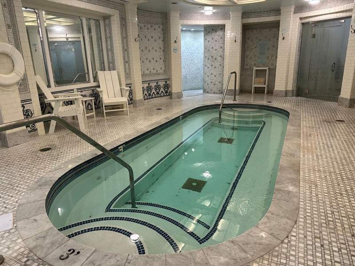  The soaking tub in the Bedford Bath Ritual Area. Photo credit: Robin O’Neal Smith 