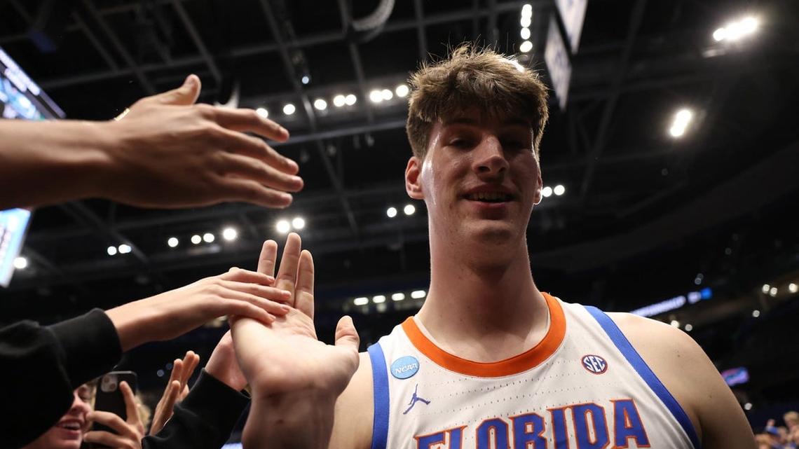 College basketball's tallest player Olivier Rioux heads to UC Irvine 