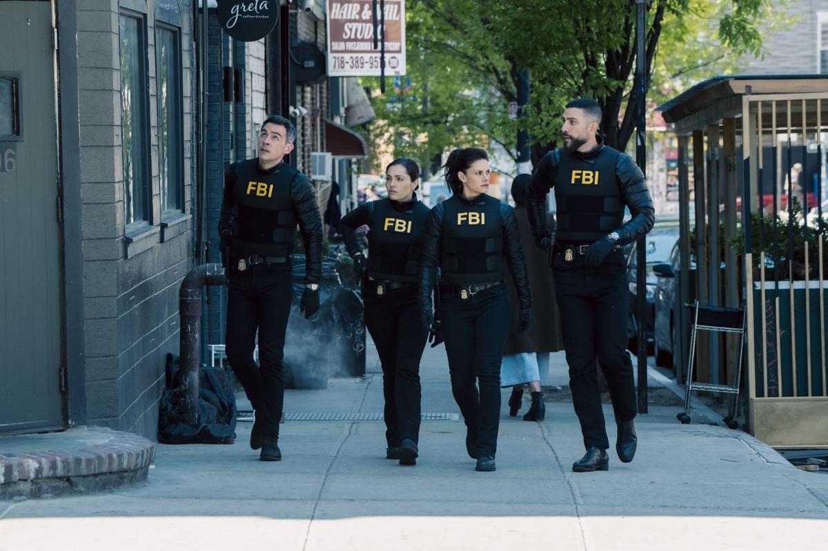 John Boyd as Stuart Scola, Juliana Aidén Martinez as Eva Ramos, Missy Peregrym as Maggie Bell and Zeeko Zaki as OA Zidan.