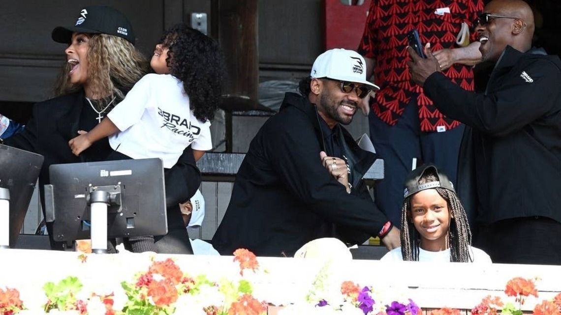 'This Is Exciting': Former NFL Star Russell Wilson, Singer Ciara, Celebrate First Win At Saratoga 