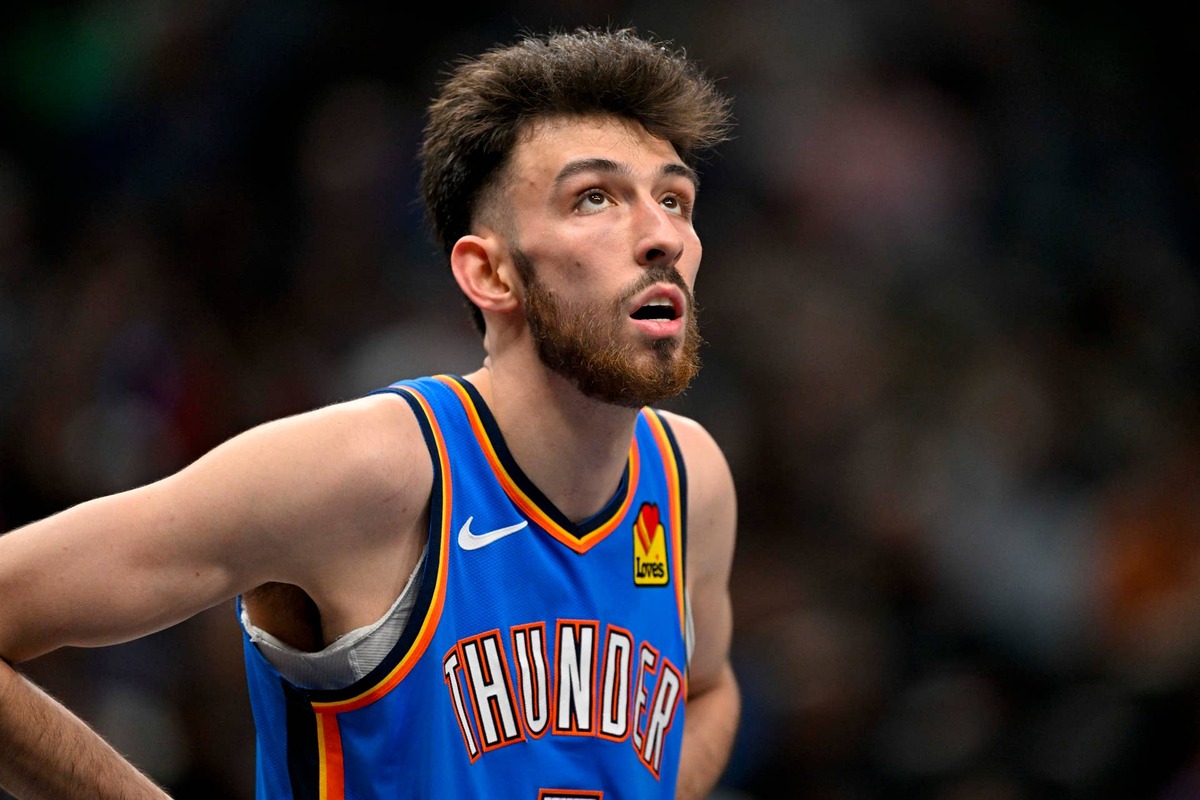  Oklahoma City Thunder center Chet Holmgren (7) © Jerome Miron-Imagn Images