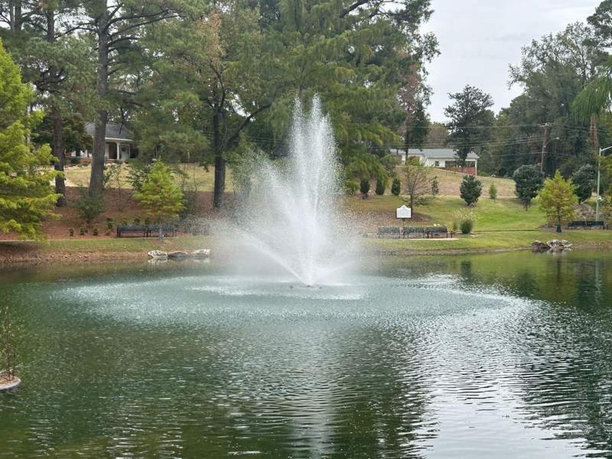  The serene reflection pond provides a quiet place for visitors to linger. Photo credit: Robin O’Neal Smith 